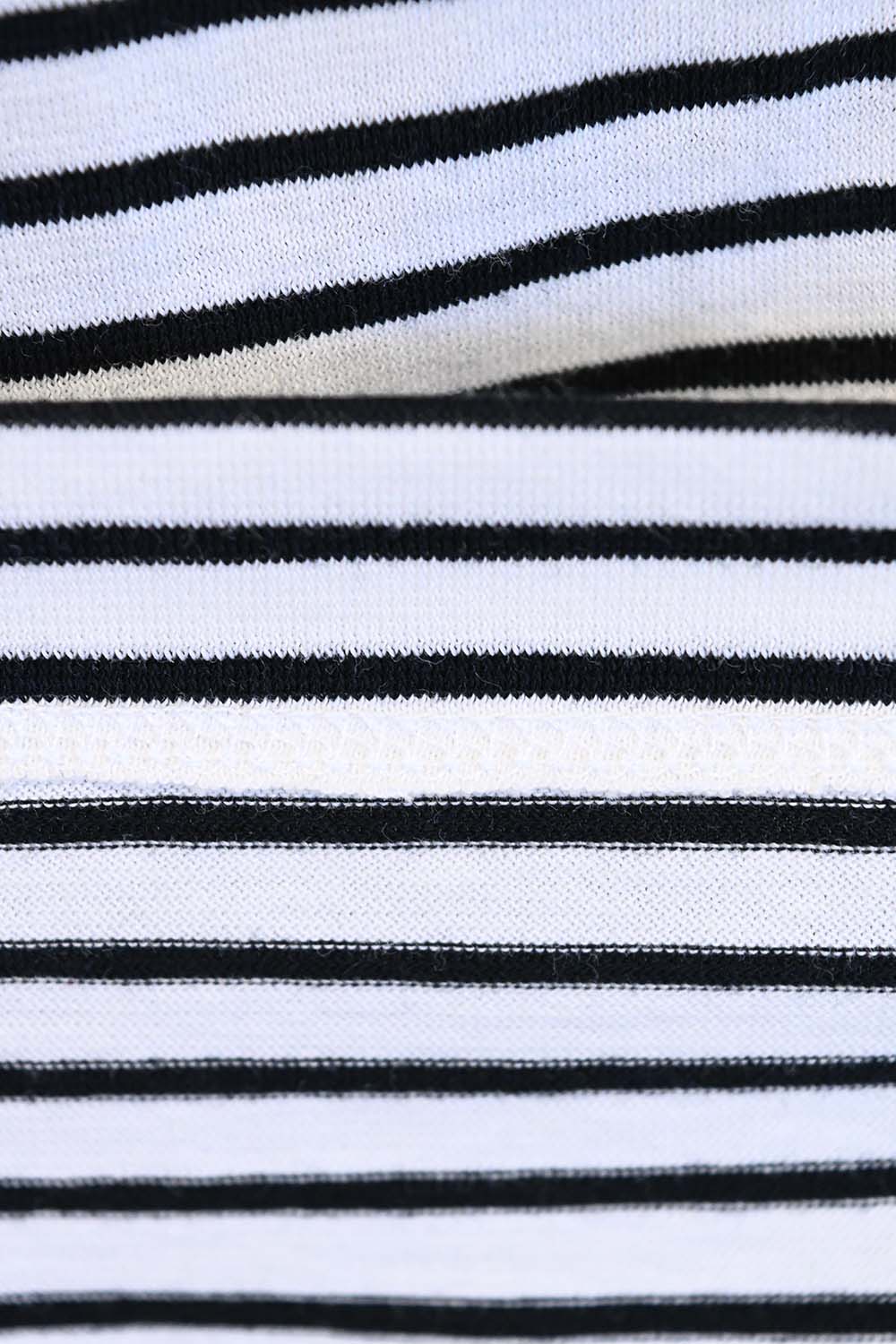 袖切り替えシアーロンTee
