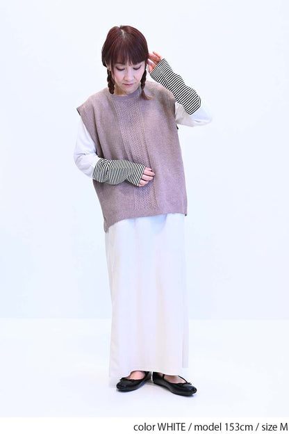 ≪SALE≫ Sleeve Border Switch Long Sleeve Tee
