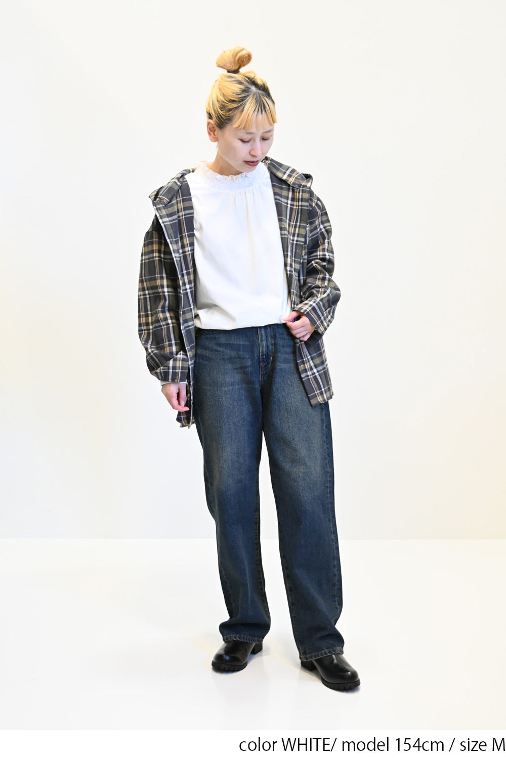 襟シャーリングレースロンTee – HEART MARKET