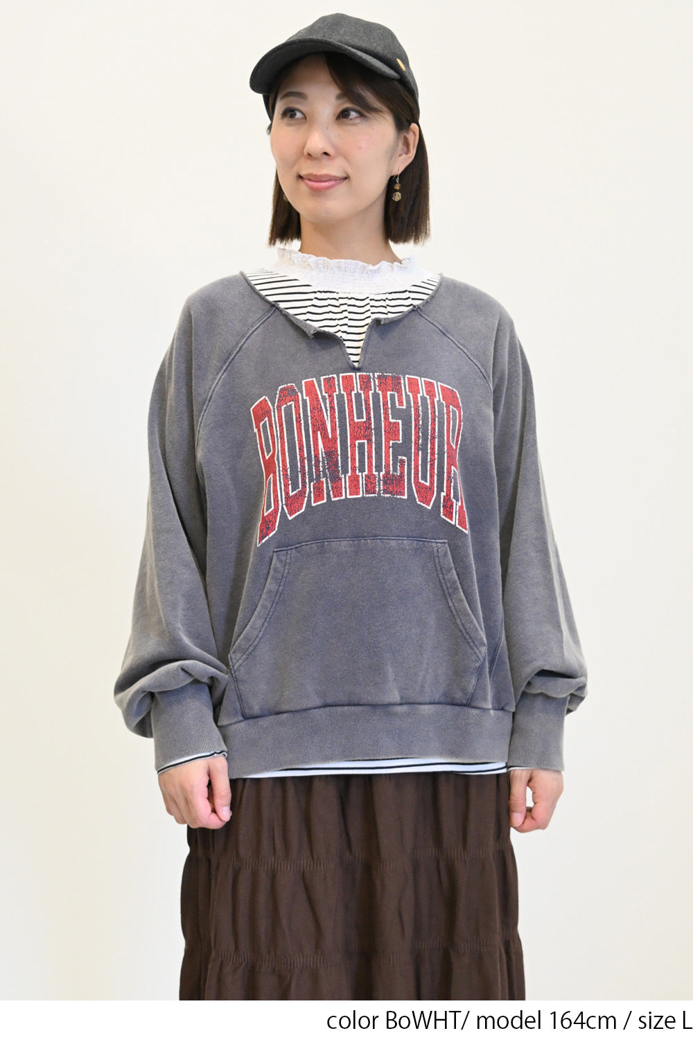 ≪SALE≫ Collar Shirring Lace Long Sleeve Tee