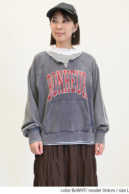 ≪SALE≫ Collar Shirring Lace Long Sleeve Tee