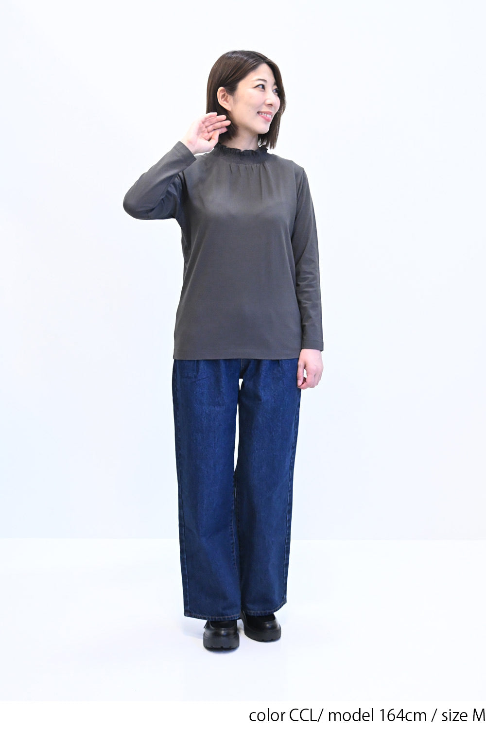 襟シャーリングレースロンTee – HEART MARKET