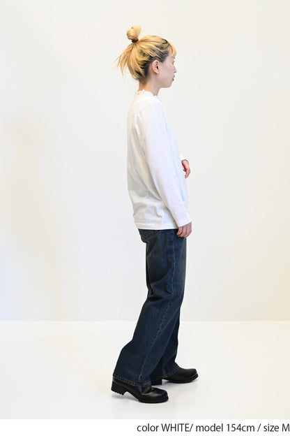 ≪SALE≫ Collar Shirring Lace Long Sleeve Tee