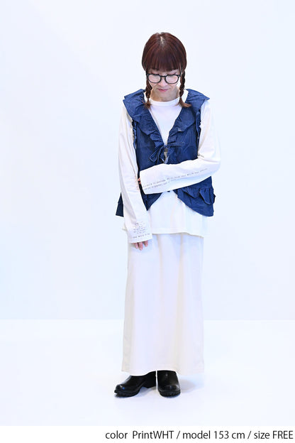 ≪SALE≫ Sleeve Logo Long Sleeve Tee