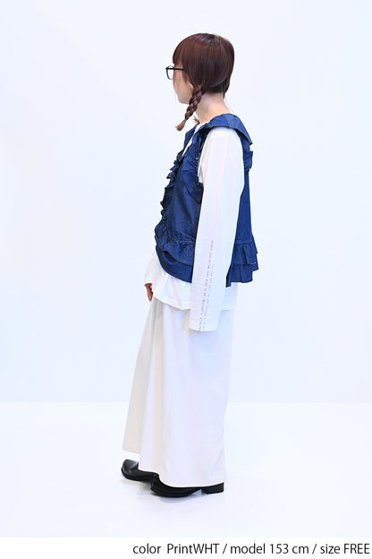≪SALE≫ Sleeve Logo Long Sleeve Tee