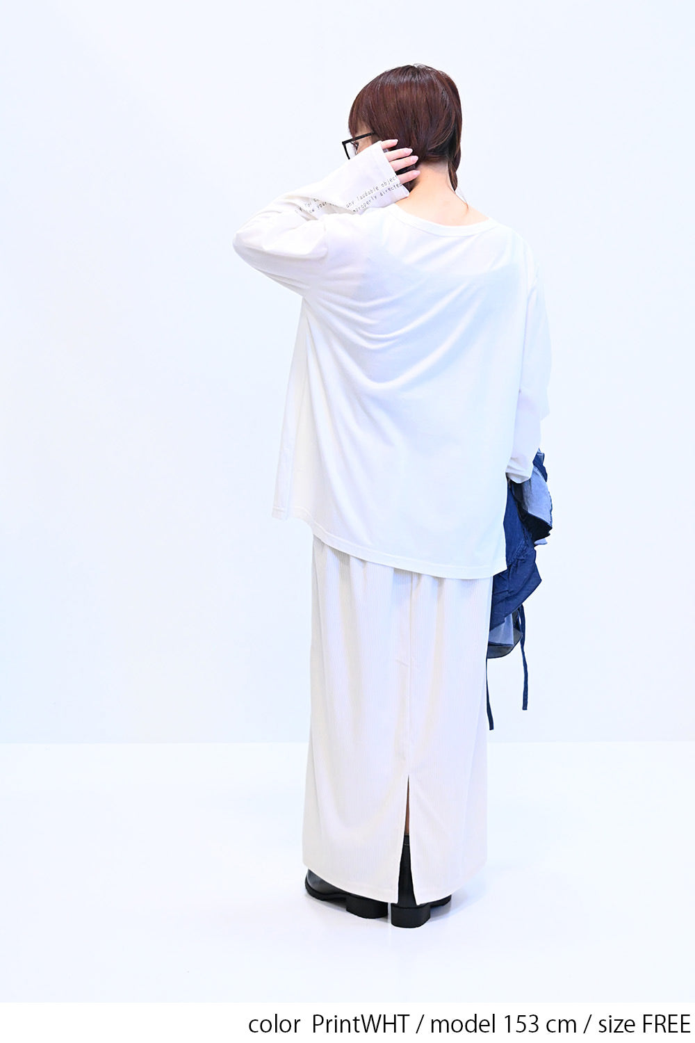 ≪SALE≫ Sleeve Logo Long Sleeve Tee
