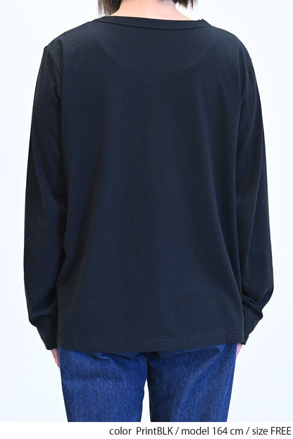 ≪SALE≫ Sleeve Logo Long Sleeve Tee