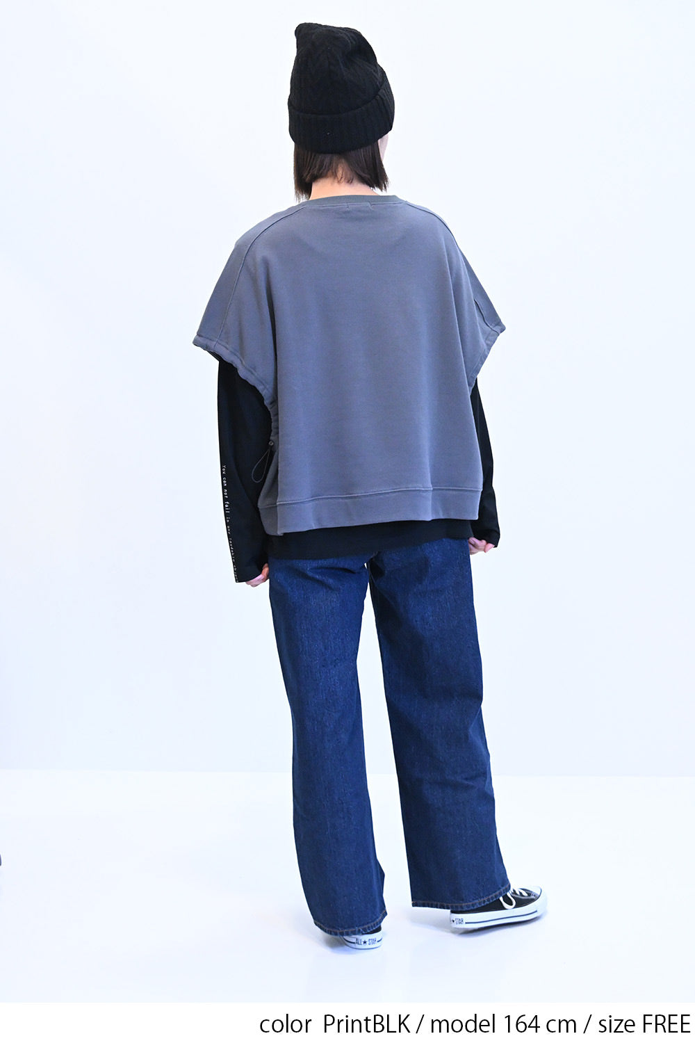 ≪SALE≫ Sleeve Logo Long Sleeve Tee