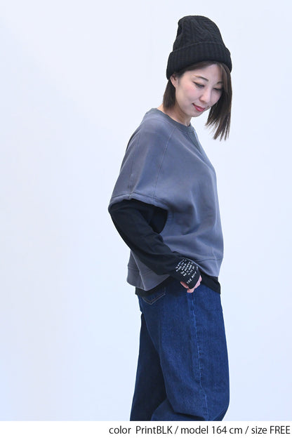 ≪SALE≫ Sleeve Logo Long Sleeve Tee