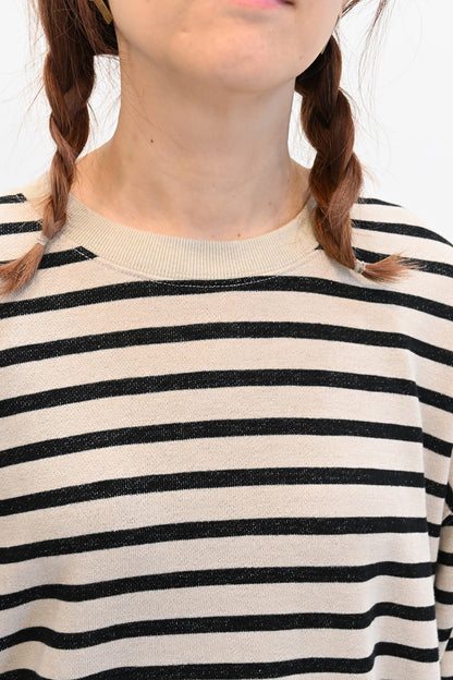 ≪SALE≫ Slub Fleece Crew Neck Tunic
