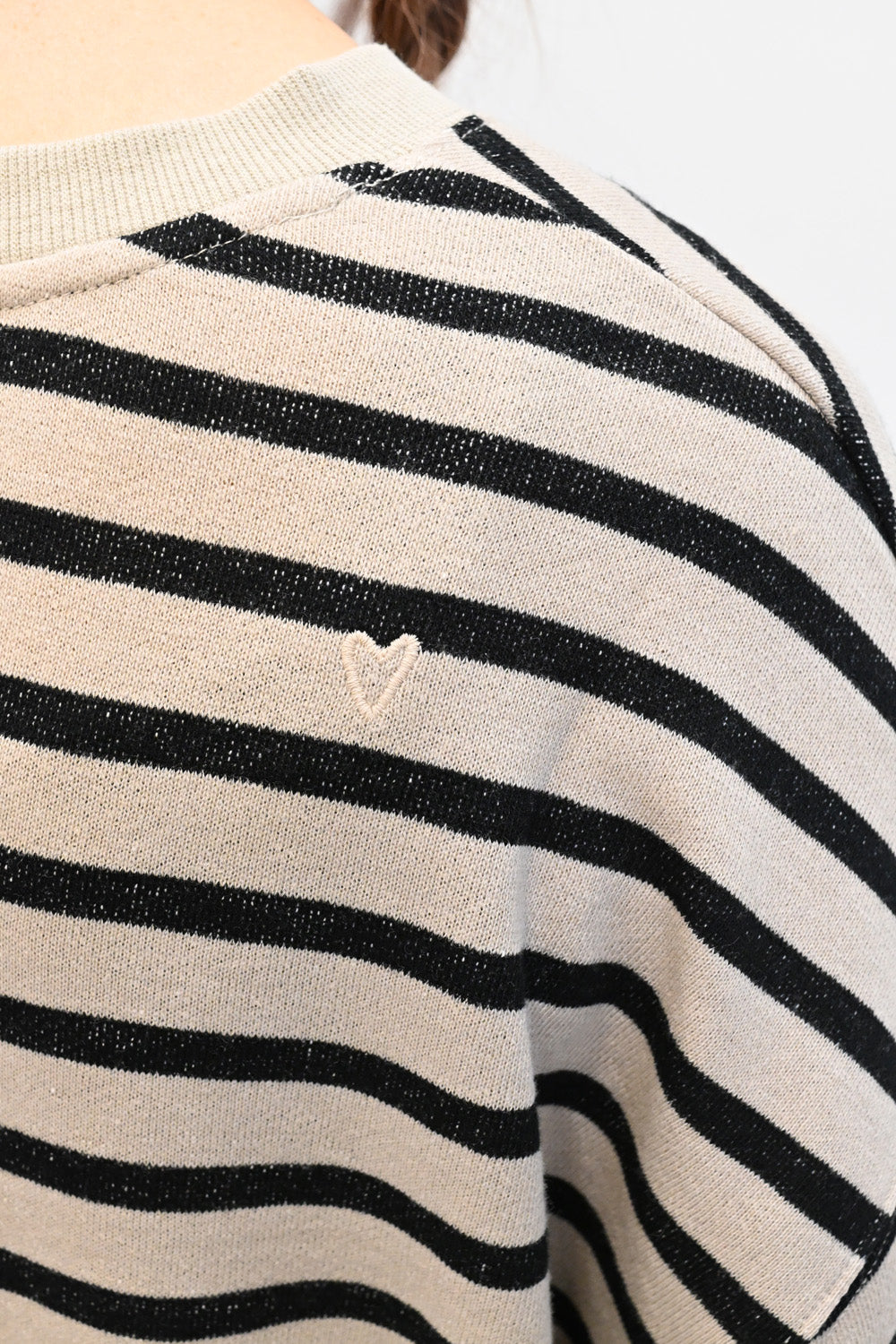 ≪SALE≫ Slub Fleece Crew Neck Tunic