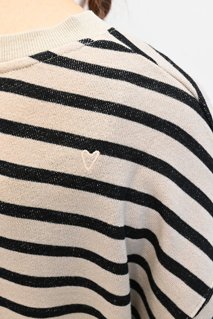 ≪SALE≫ Slub Fleece Crew Neck Tunic