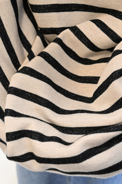 ≪SALE≫ Slub Fleece Crew Neck Tunic