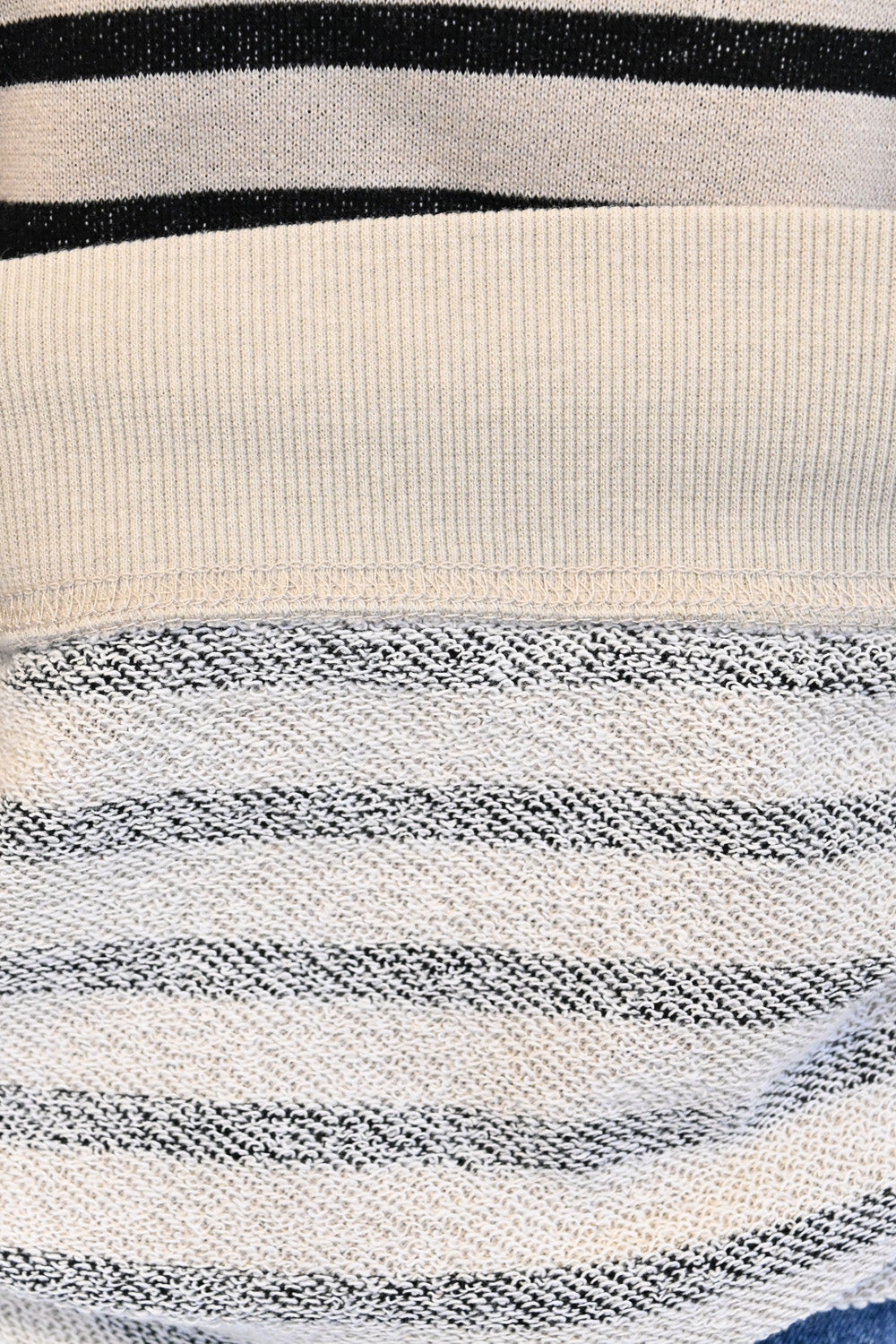 ≪SALE≫ Slub Fleece Crew Neck Tunic