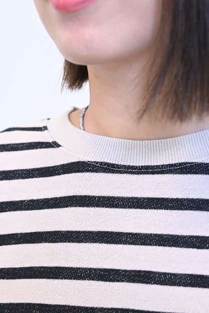 ≪SALE≫ Slub Fleece Hem Round Tunic