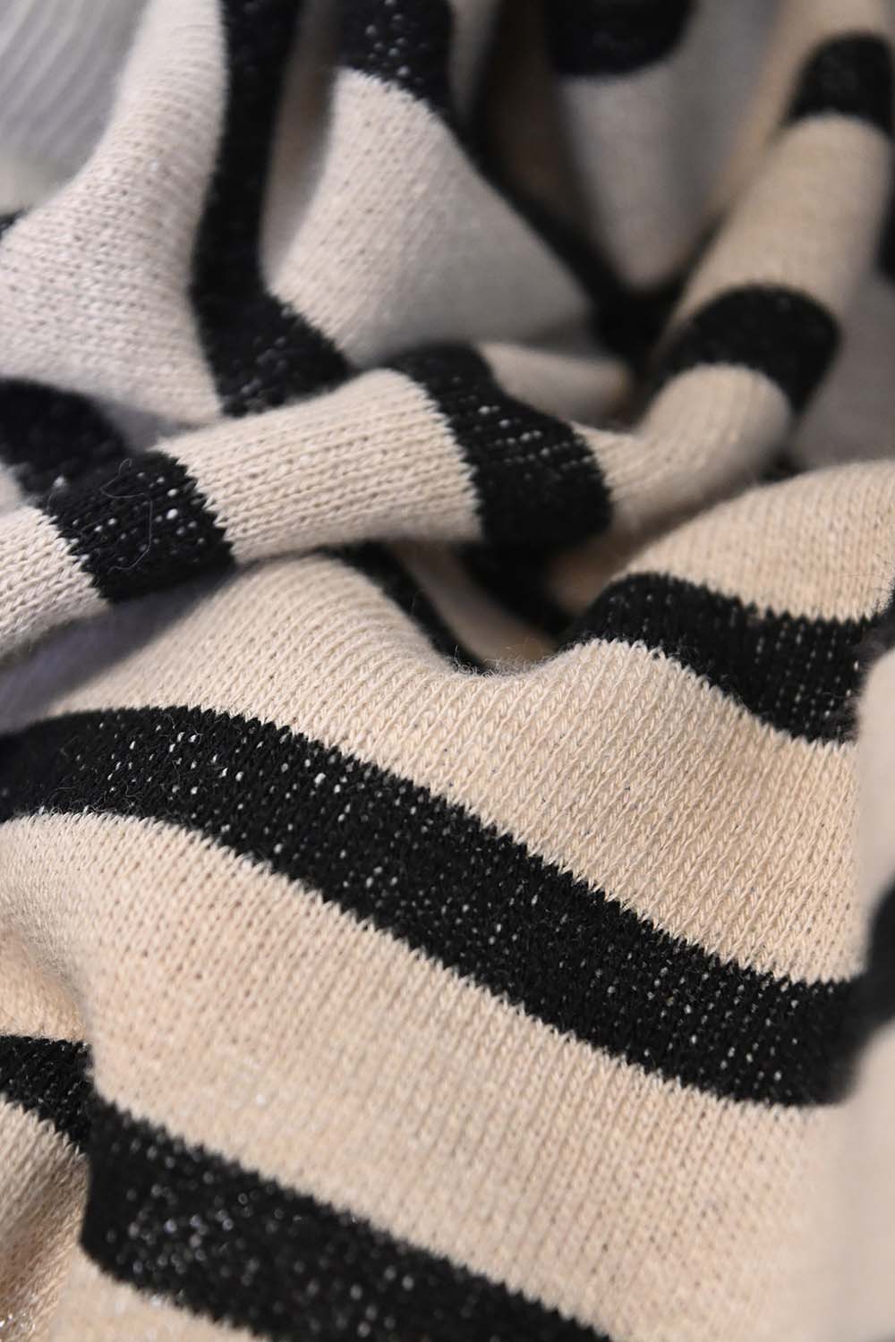 ≪SALE≫ Slub Fleece Hem Round Tunic