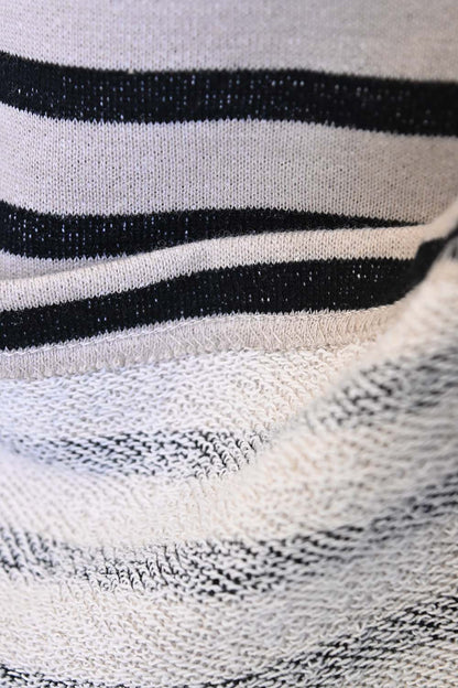 ≪SALE≫ Slub Fleece Hem Round Tunic