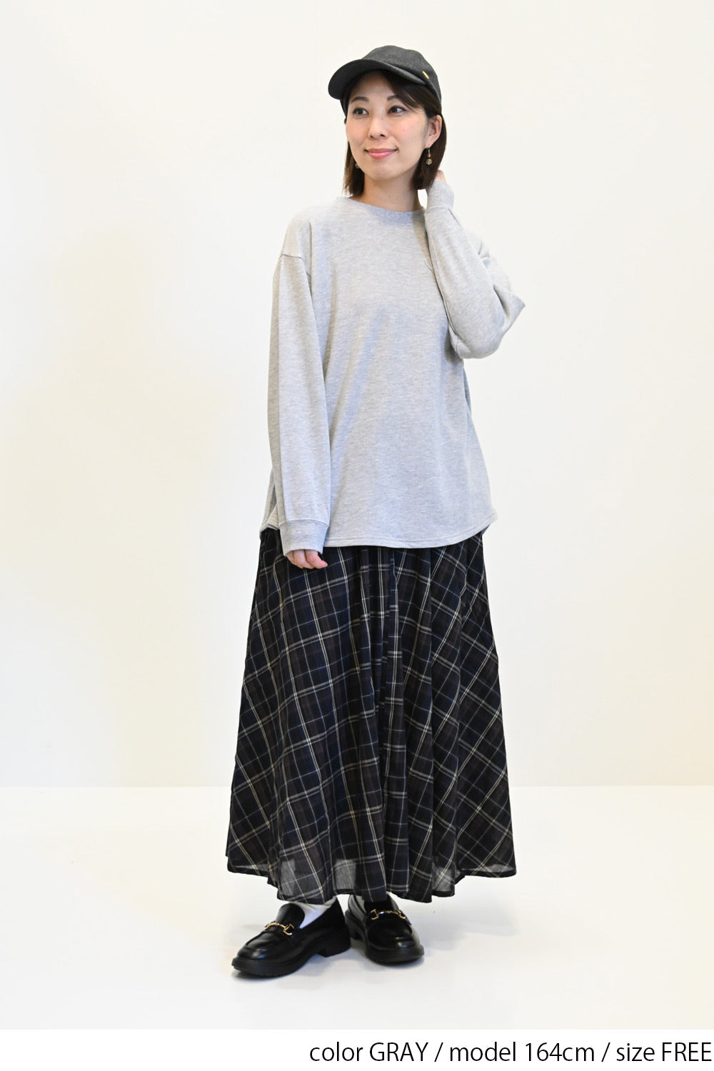 GRAY / 164cm / FREE