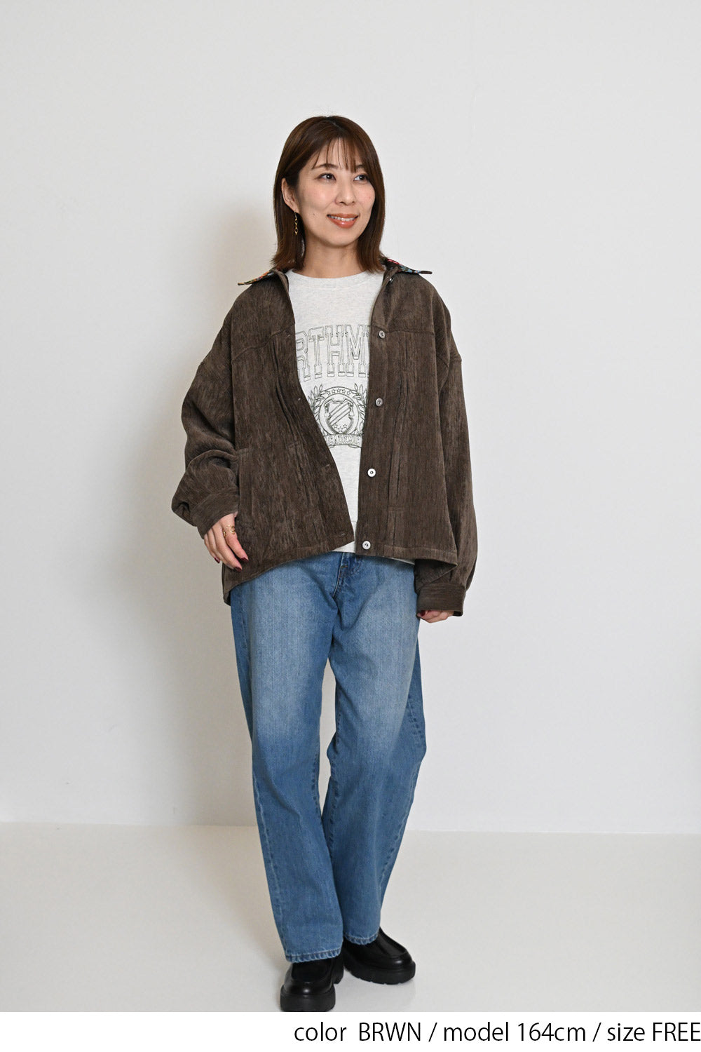 レトロ柄衿ジャケット