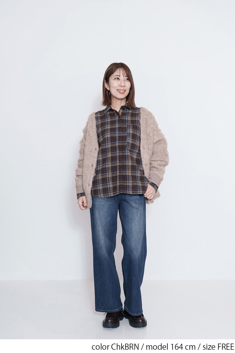 ≪SALE≫Check Standard Shirt