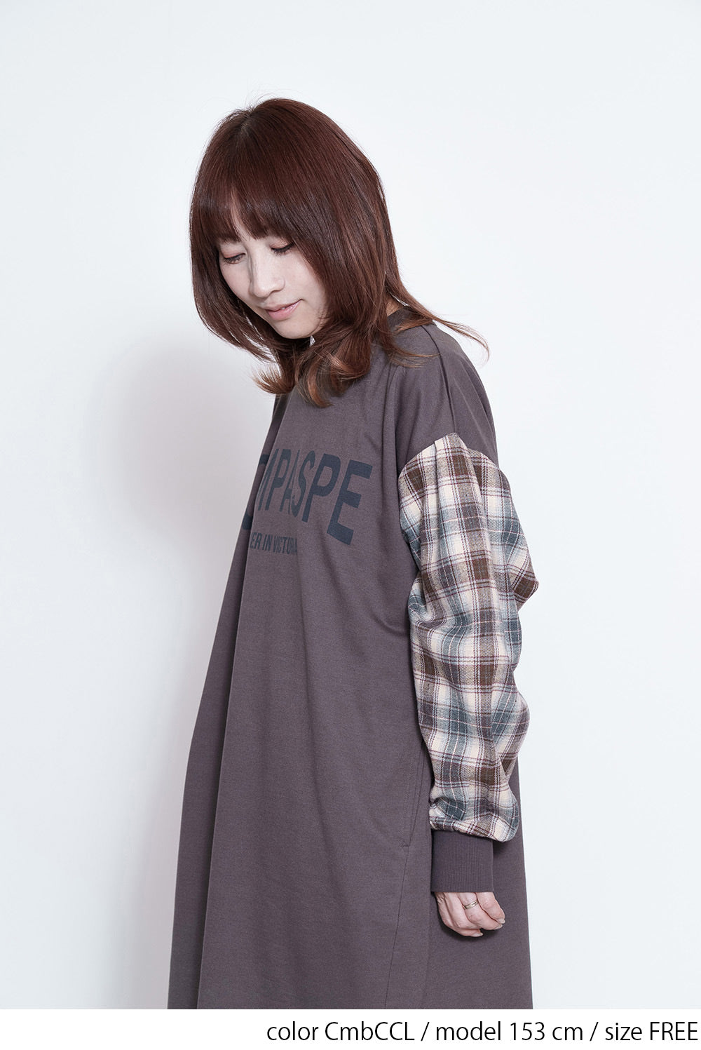 ≪SALE≫チェック袖切替えワンピース – HEART MARKET