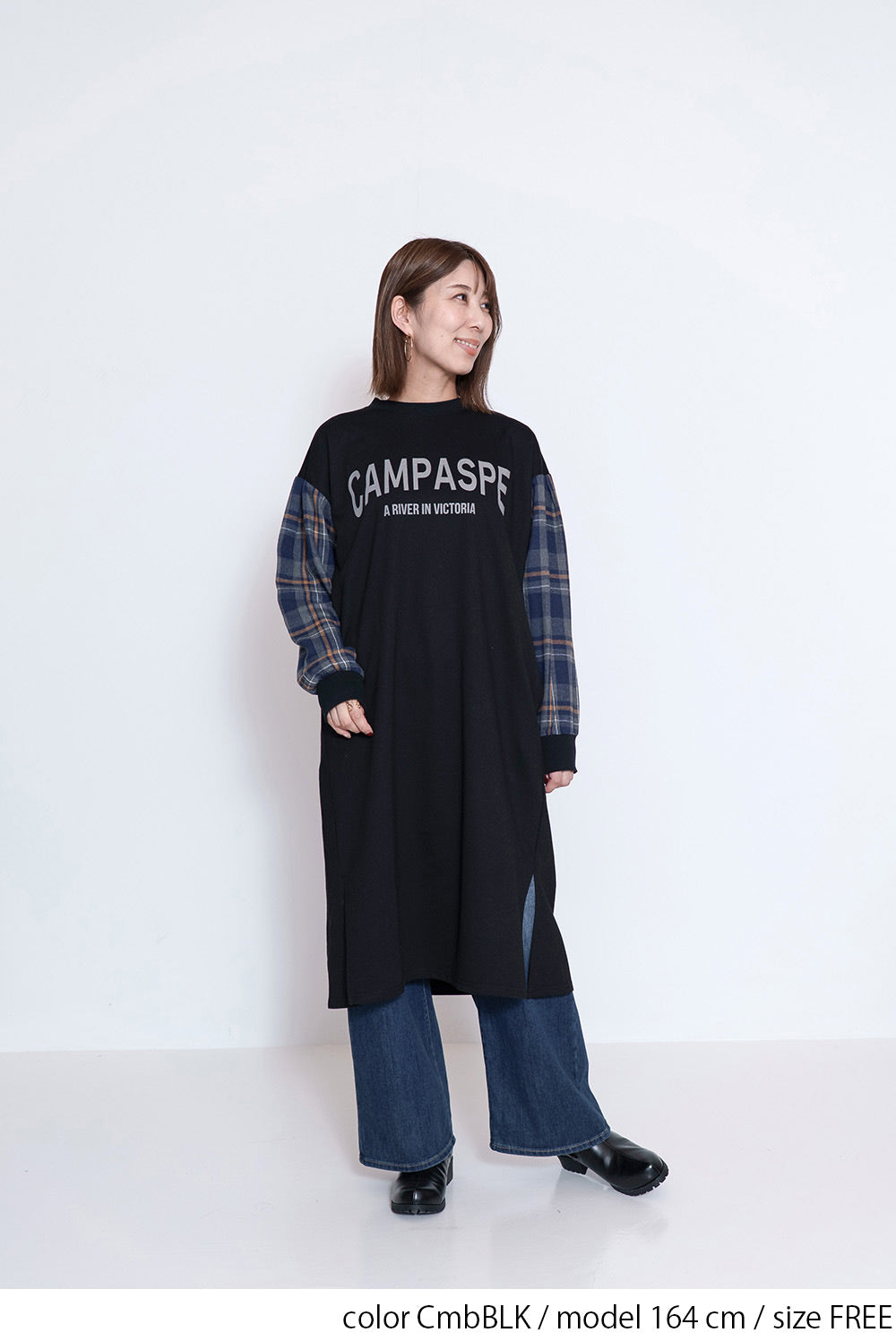 ≪SALE≫チェック袖切替えワンピース – HEART MARKET