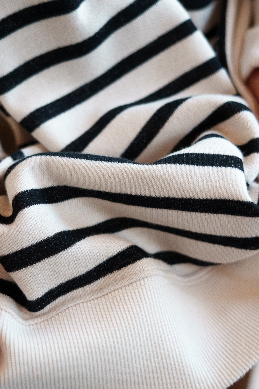 ≪SALE≫ Slub Fleece Crew Neck Tunic