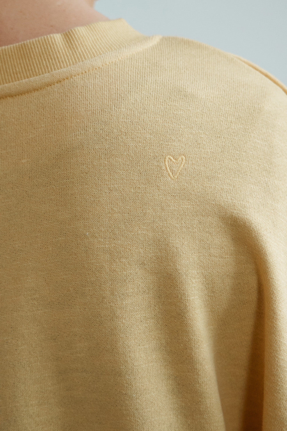 ≪SALE≫ Slub Fleece Crew Neck Tunic