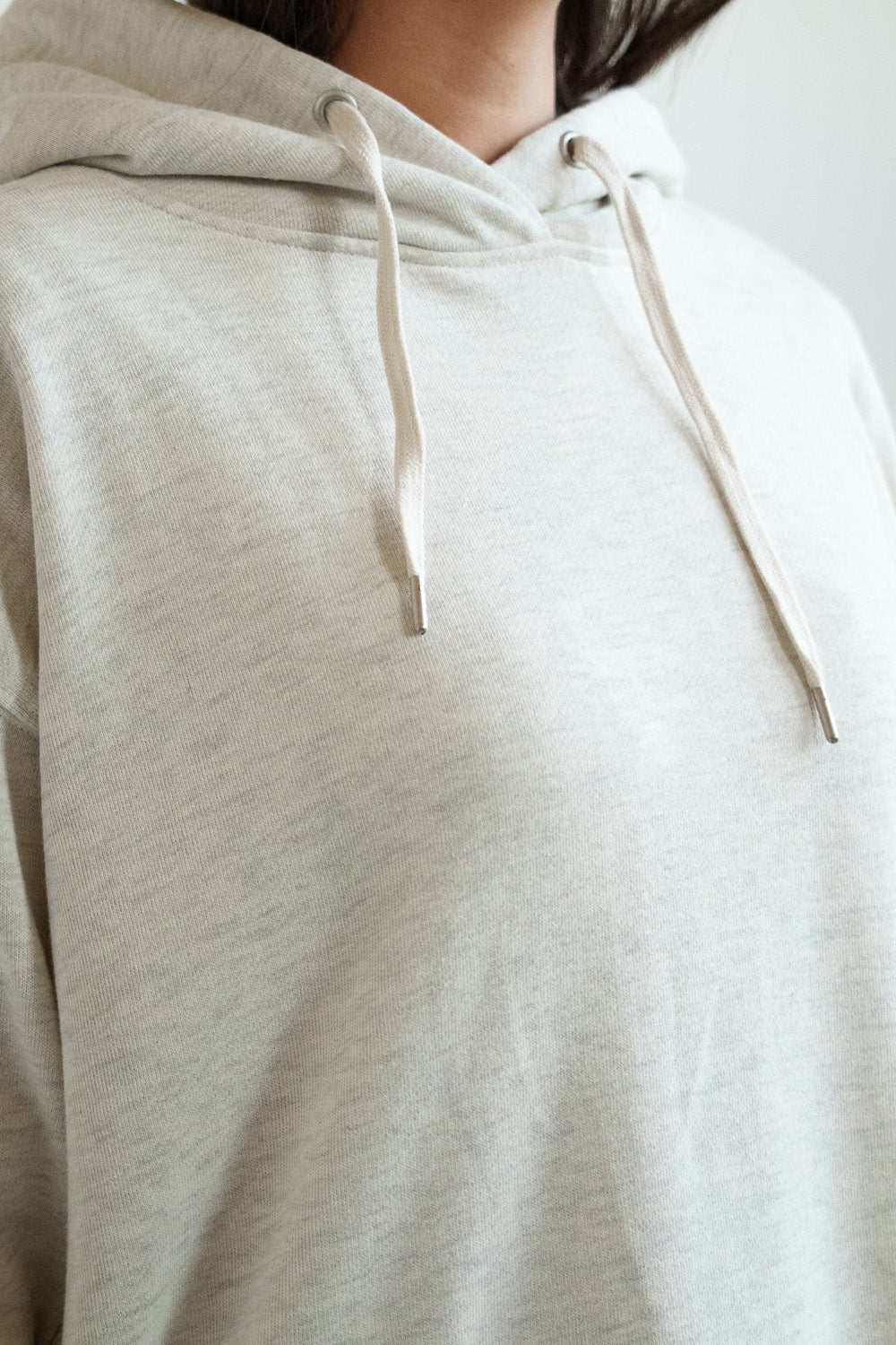 ≪SALE≫ Slub Fleece Hoodie Tunic