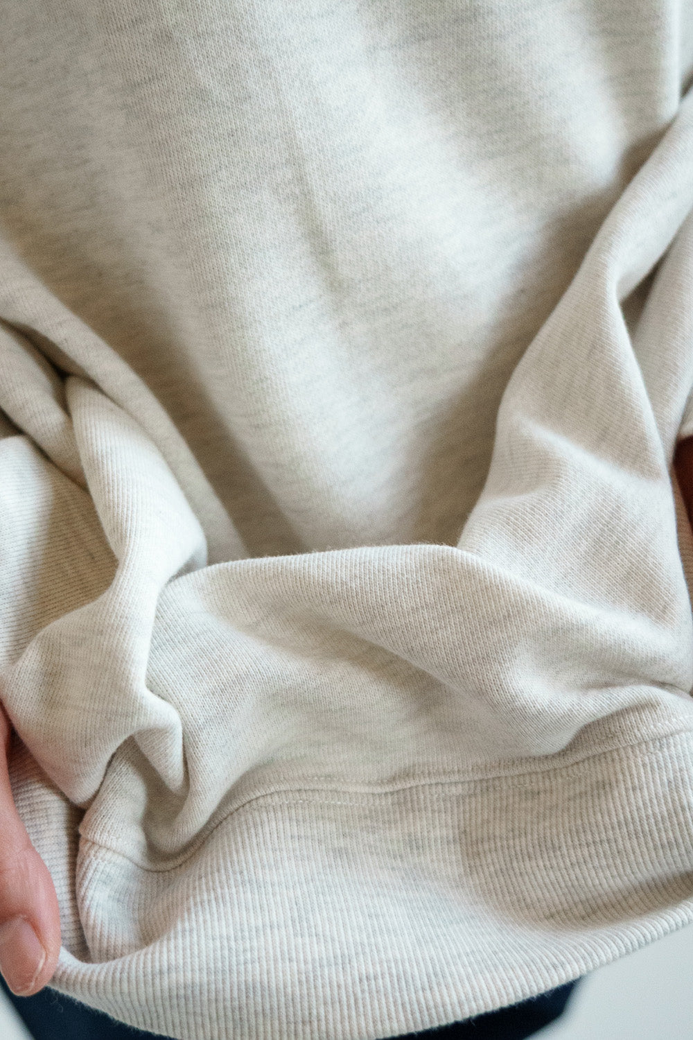 ≪SALE≫ Slub Fleece Hoodie Tunic