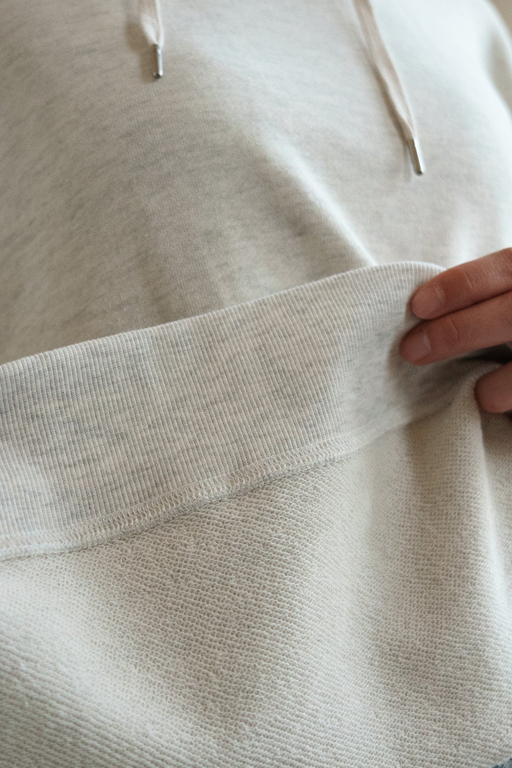 ≪SALE≫ Slub Fleece Hoodie Tunic