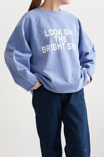 Fleece Wide Sleeve Printed Pullover