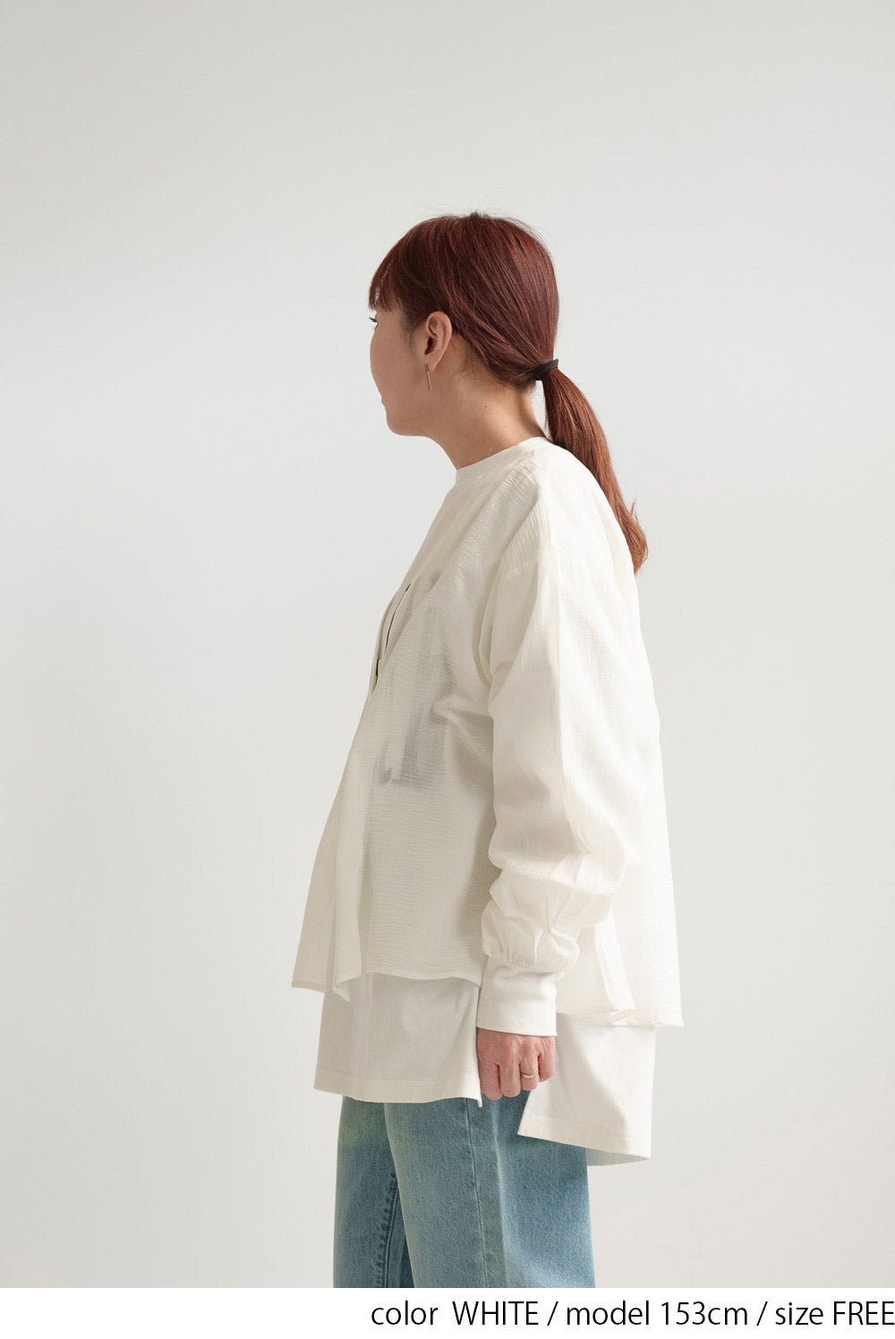 WHITE / 153cm / FREE