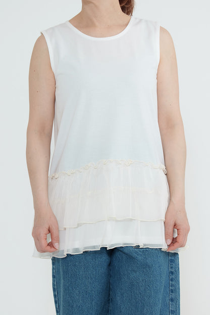 Hem Panel Layered Tank Top