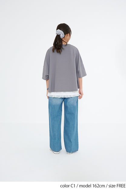 Hem Panel Layered Tank Top