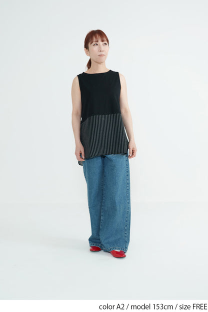 Hem Panel Layered Tank Top