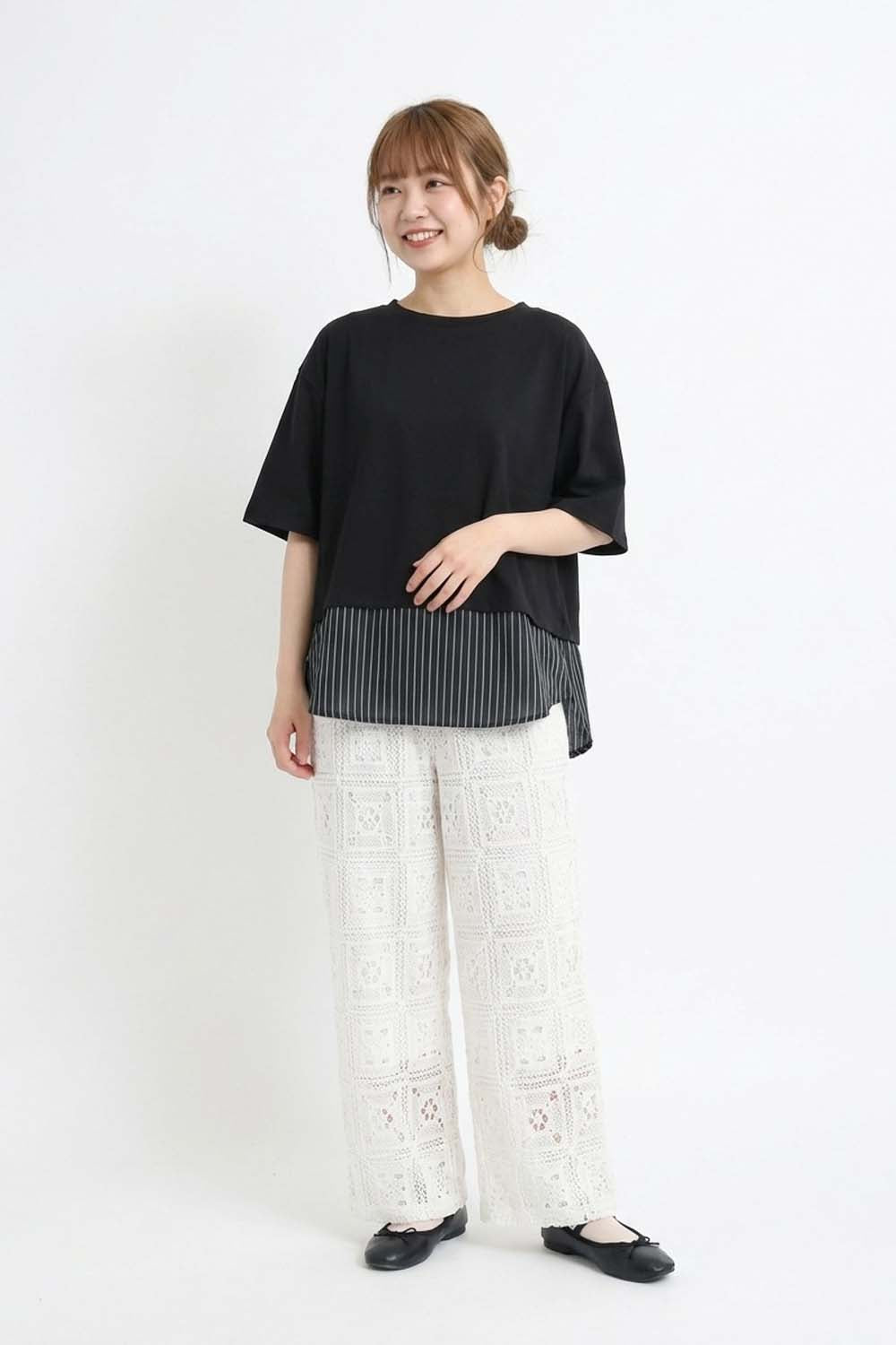 Hem Panel Layered Tank Top