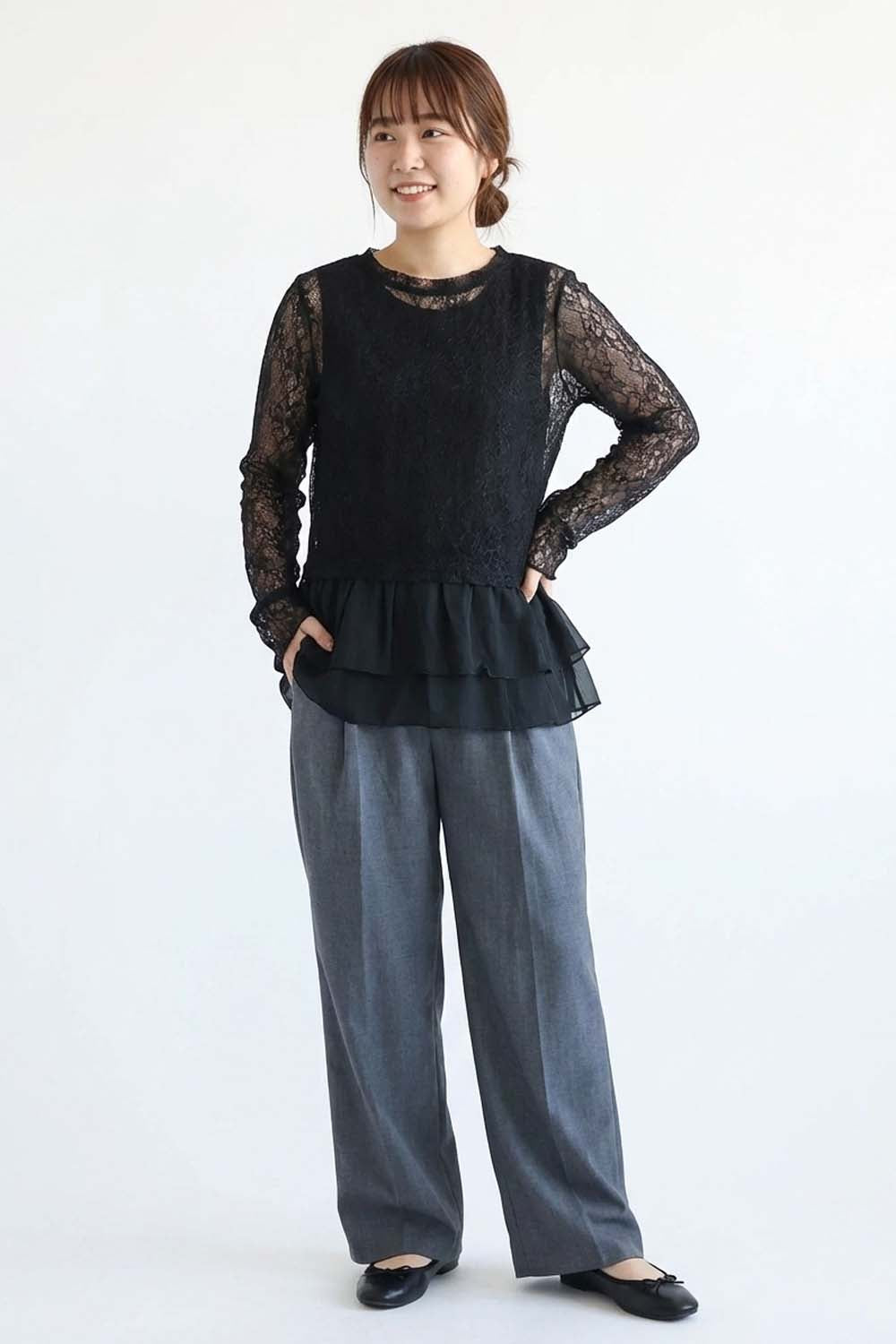 Hem Panel Layered Tank Top