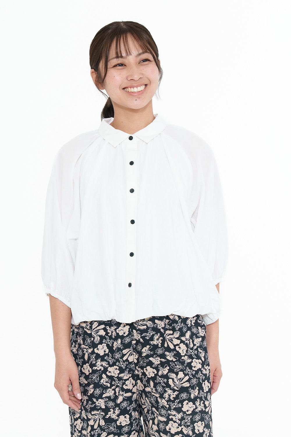 Bubble Hem Blouse