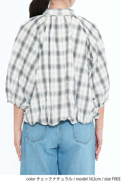 Bubble Hem Blouse