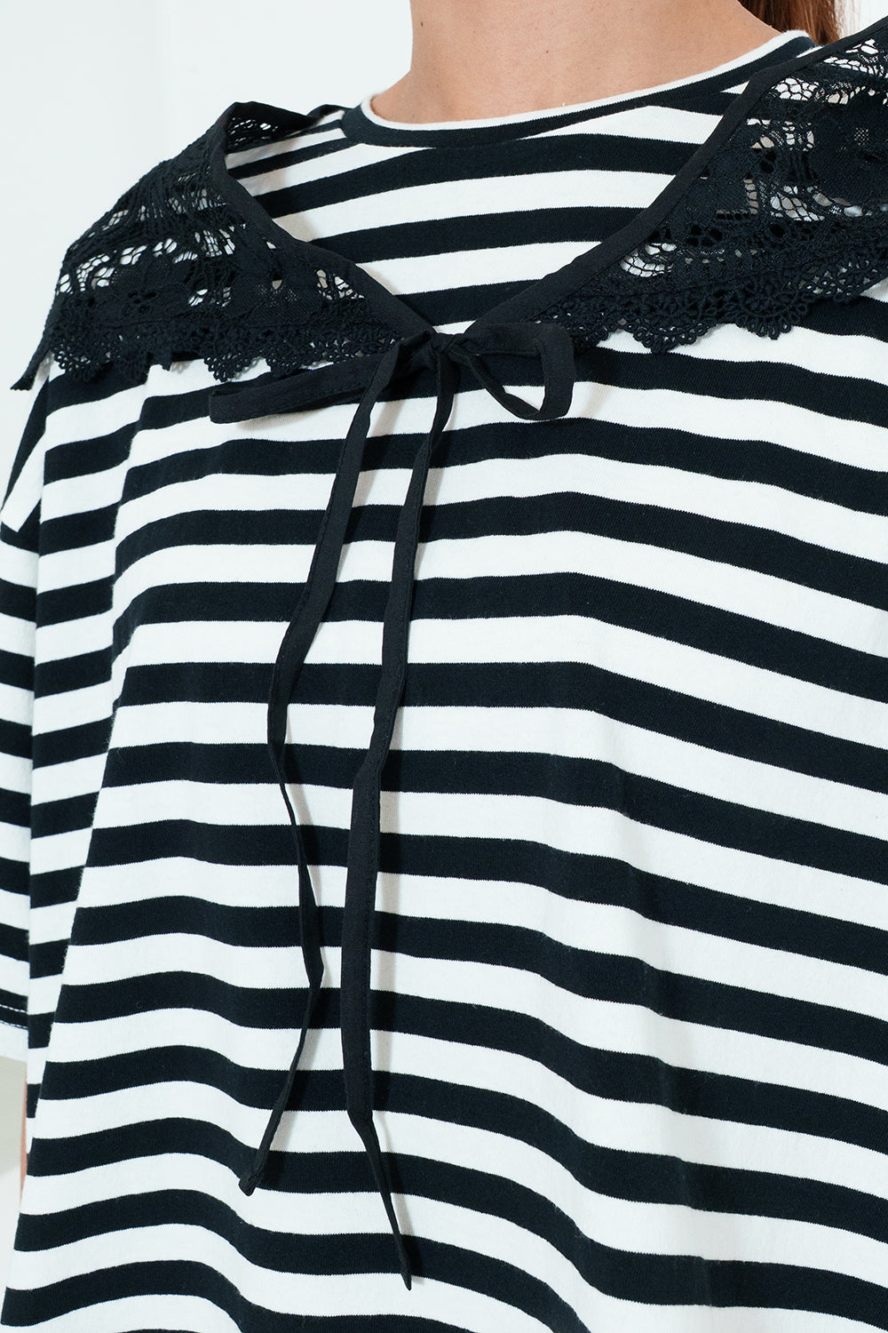 Lace Scarf T-Shirt
