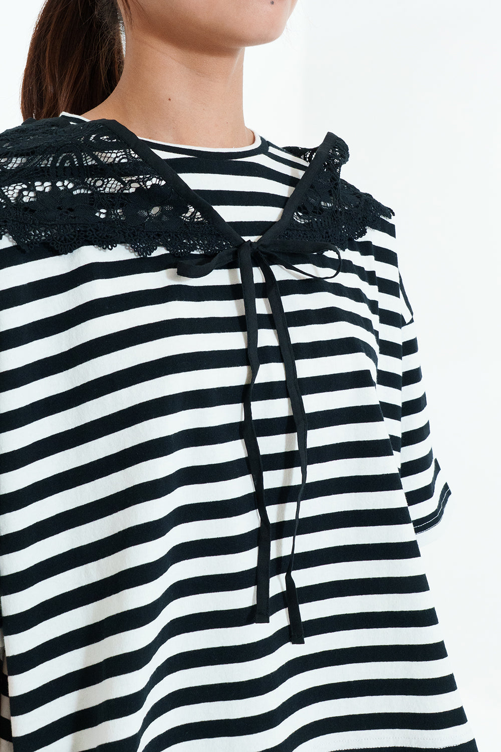 Lace Scarf T-Shirt