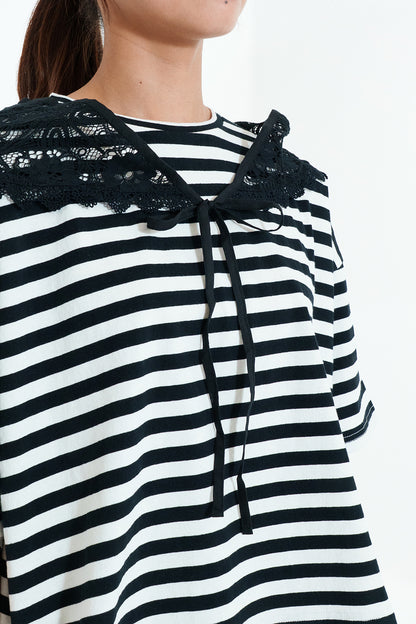 Lace Scarf T-Shirt