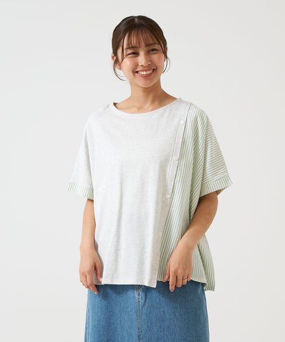 Mixed Material Dolman