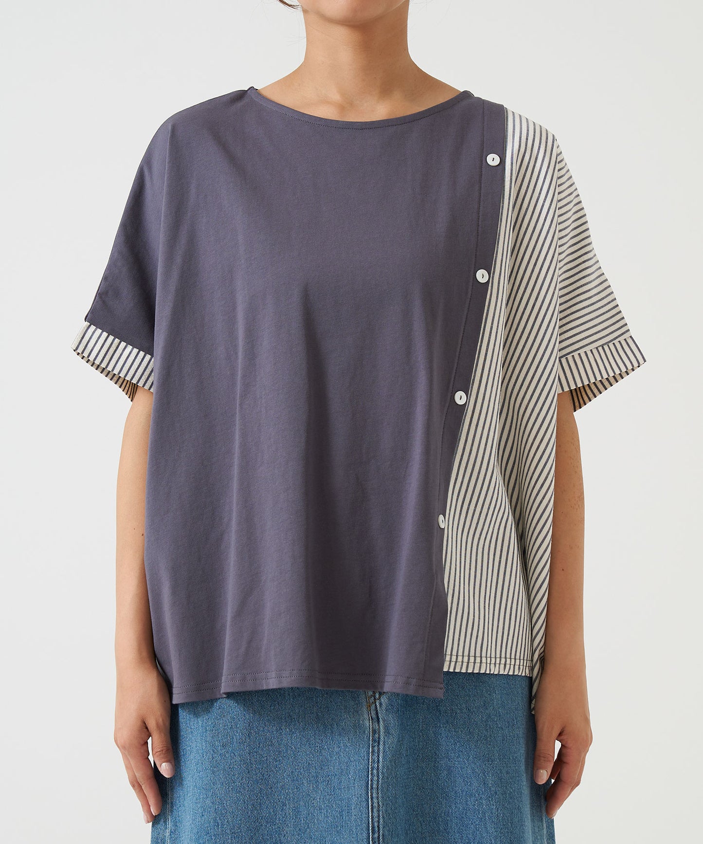 Mixed Material Dolman