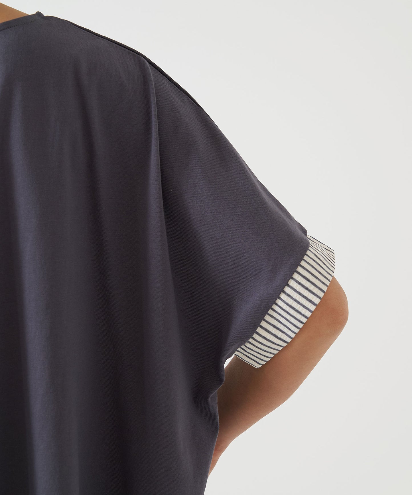 Mixed Material Dolman