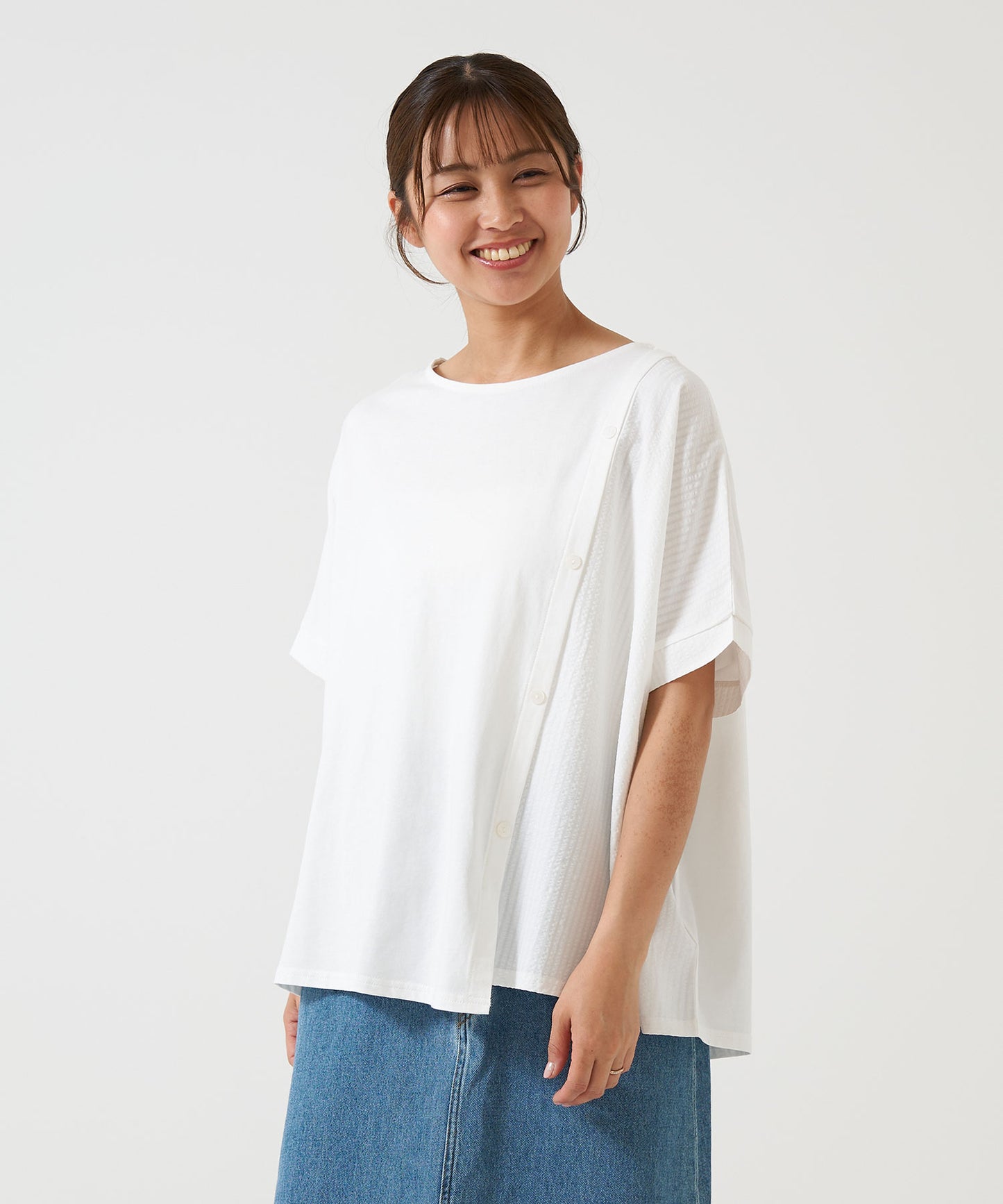 Mixed Material Dolman