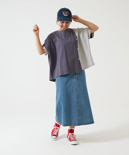 Mixed Material Dolman