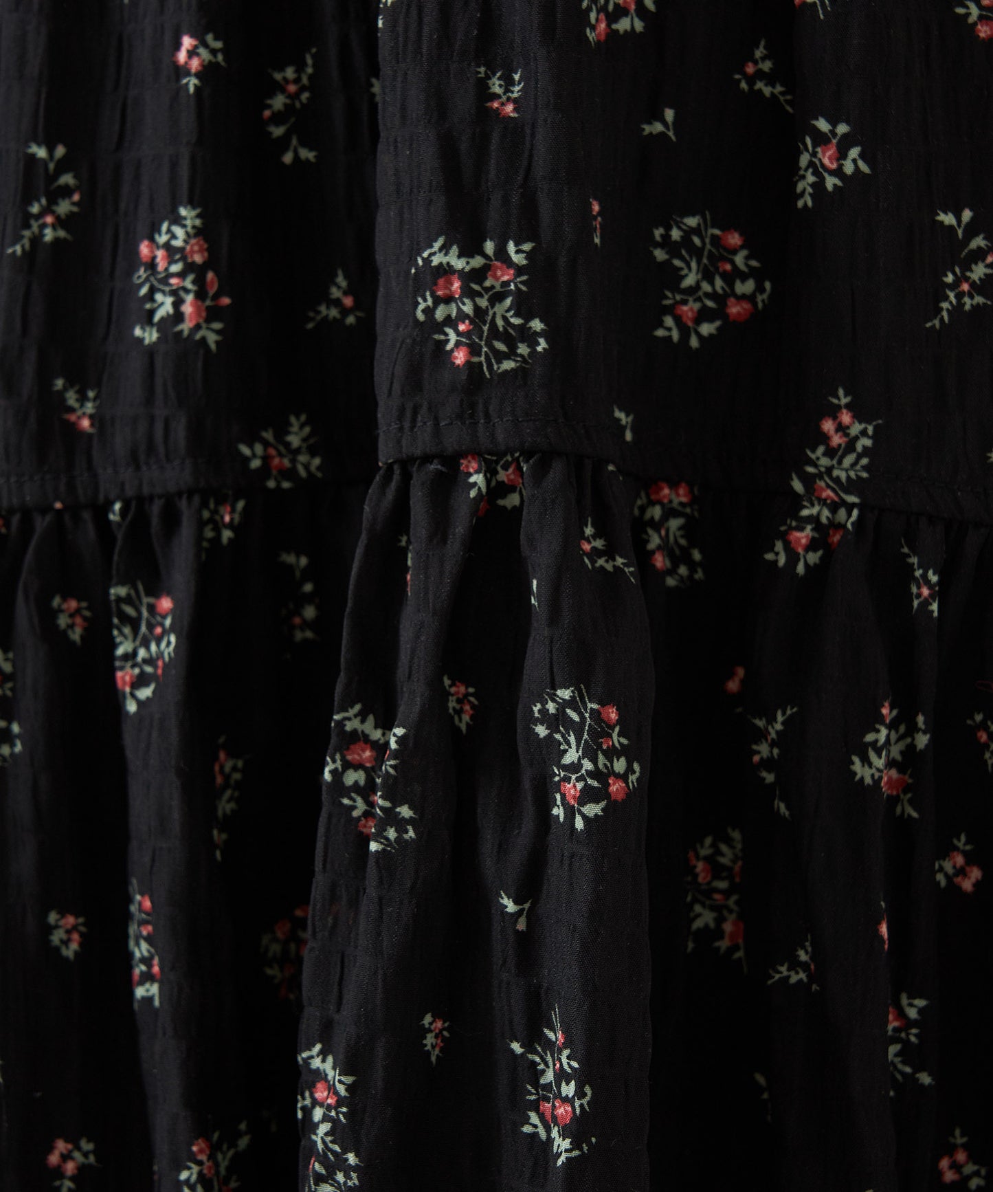 Small Floral Switch Gathered Skirt