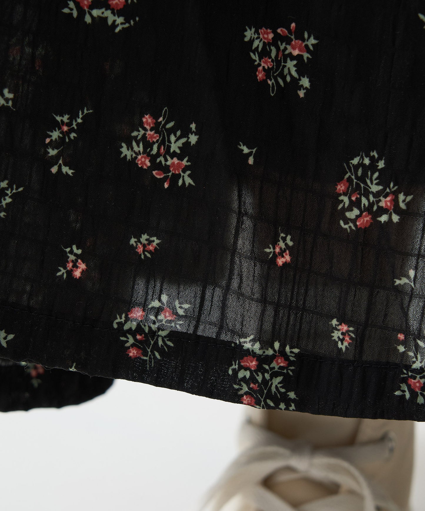 Small Floral Switch Gathered Skirt